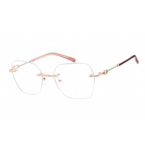 NWT Charriol PC71047-C03 54mm Shiny Pink Gold Eyeglasses
